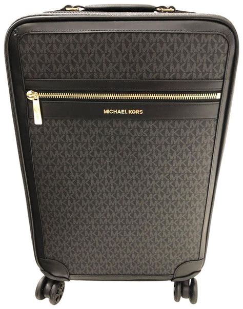 michael kors duffel black purse|michael kors trolley suitcase.